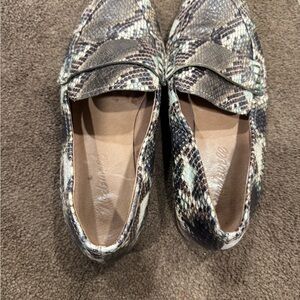 Madewell Multicolor Snakeskin Loafers flats